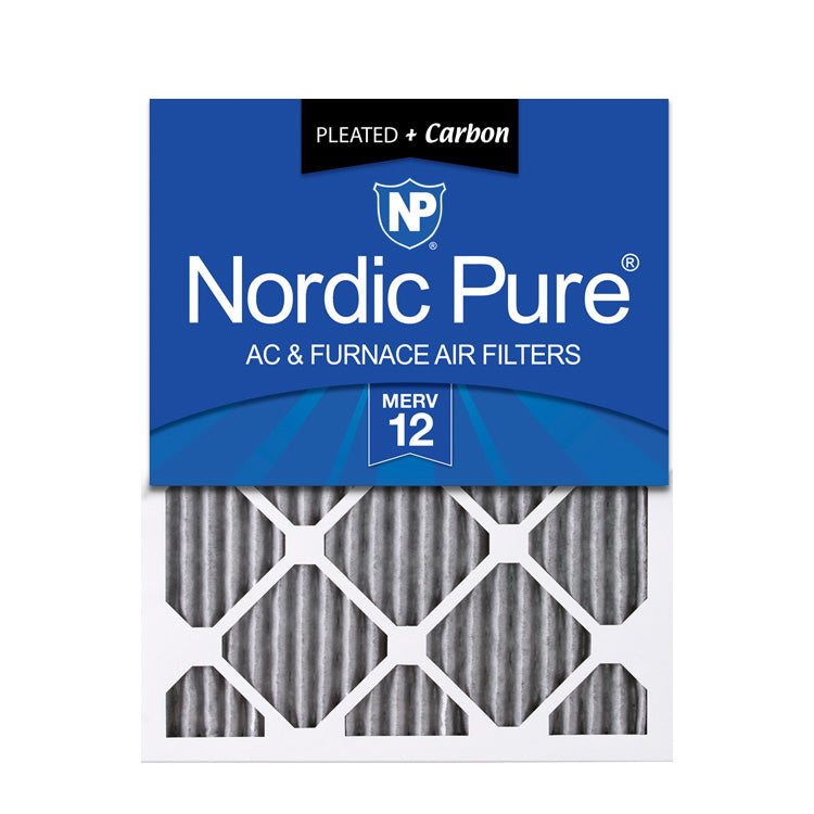 Pleated MERV 12 + Carbon