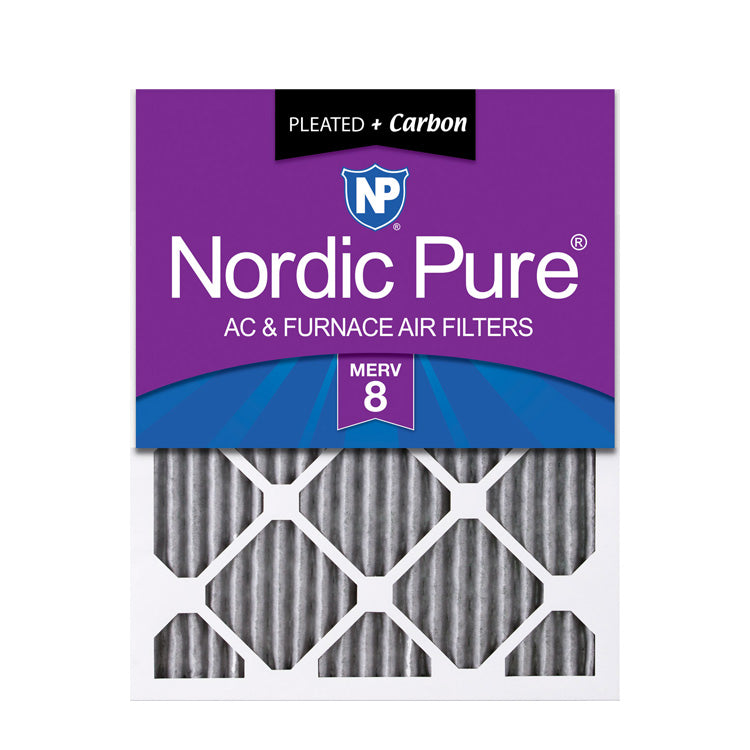 Pleated MERV 8 + Carbon