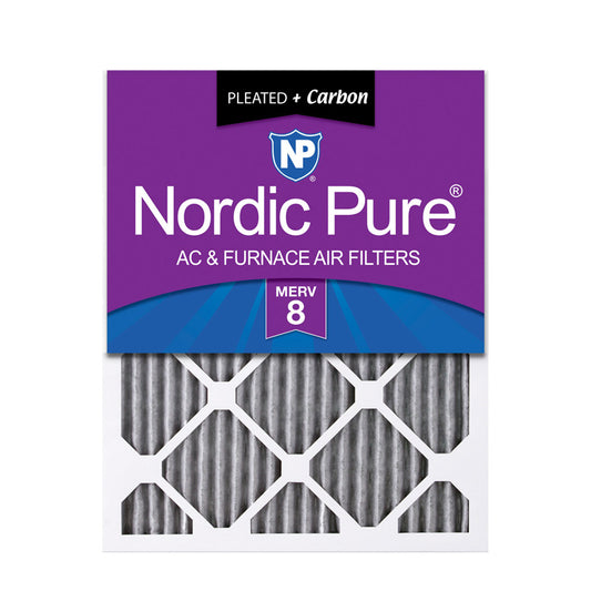 Pleated MERV 8 + Carbon